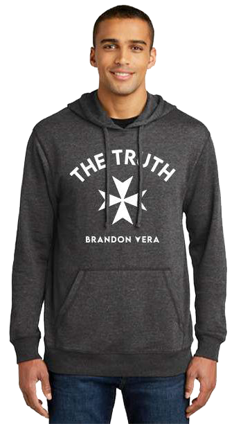 Truth Logo, Full Front. Hoodie Athleisure.