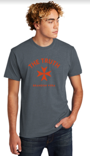 Truth Logo, Full Front. Tee Athleisure.