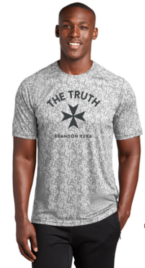 Truth Logo, Tee Workout. DigiCamo. Full Front