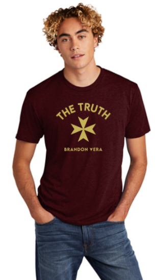 Truth Logo, Full Front. Tee Athleisure.