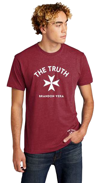 Truth Logo, Full Front. Tee Athleisure.