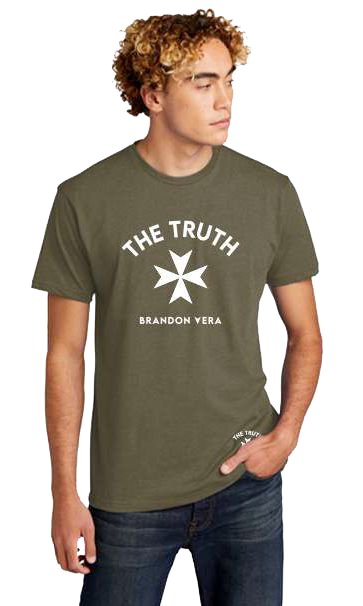 Truth Logo, Full Front. Tee Athleisure.