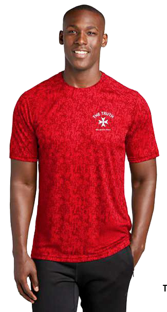 Truth Logo, Left Chest. Electric. Tee Workout.