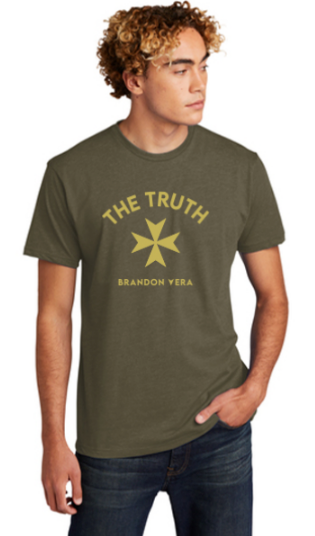Truth Logo, Full Front. Tee Athleisure.