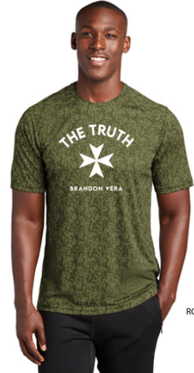 Truth Logo, Tee Workout. DigiCamo. Full Front