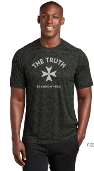 Truth Logo, Tee Workout. DigiCamo. Full Front